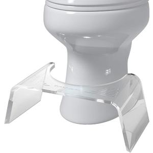Squatty Potty Ghost Acrylic Toilet Stool, 7"