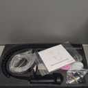 Hoimpro Matte Black Spring Kitchen Faucet with Pull Down Sprayer, Rv Kitchen Sink Faucets with Pull-Down Sprayer, 3 Function Single Handle Laundry Faucet