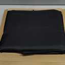 sancua 2 Pack Black Tablecloth 60 x 102 Inch, Rectangle 6 Feet Table Cloth - Stain and Wrinkle Resistant Washable Polyester Table Cover for Dining Tables, Buffet Parties and Camping