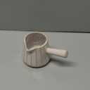 YHOJOY Ceramic Espresso Cups, Espresso Measuring Cup with Handle, Expresso Shots Cups with Scale, Espresso Accessories, 200ML /6 OZ, Cream White