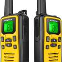 Profressional Walkie Talkies for Adults, Rechargeable Two Way Radios Long Range, 36 Channels 2 Way Emergency Radio with NOAA Weather Alert, Survival Gear and Equipment for Camping Hunting Hiking (Yellow)
