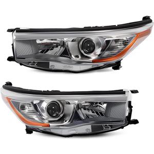Halogen Headlight Compatible with Highlander LE Plus/LE 2014-2016