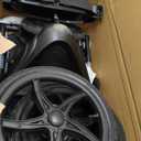 Delta Children Apollo Jogging Stroller - Shock Absorbing Frame with Large Canopy & Recline - Car Seat Compatible, Black