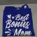 Best Bonus Mom Ever Stepmother Stepmom Bonus Mama Sweatshirt S