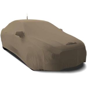 Coverking Custom Fit Exterior Car Cover Designed for Select Audi R8 Model Vehicles: Satin Stretch Fabric, Tan