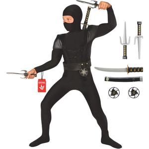 Morph Ninja Costume Kids, Ninja Costume with Accessories, Ninjas Costumes Boys, Halloween Costumes for Boys M
