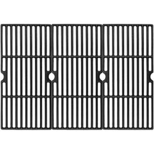 SafBbcue 16 15/16" Cooking Grates for Charbroil 463344015 463344116 463343015 463371116 463370015 466642616 463251713 463340516 463371719 463250509 463370719, Cast Cooking Grids for G467-0002-W1
