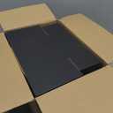 Black Corrugated Shipping Boxes 6x6x3 Inches, 25 Pack | Sturdy 32 ECT cardboard, no tape closure, easy assembly, for mailing, gifts packaging and small business