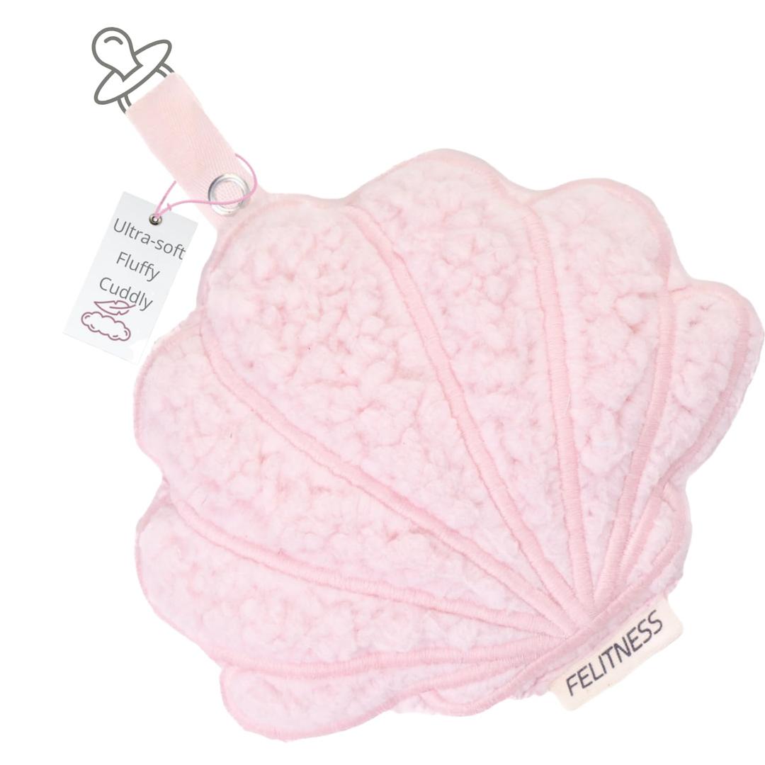 FELTINESS Pacifier Lovey Holder Clip Plush Shell Cozy Soft Sherpa Binky Holder Keeps Pacifier Close BPA Free Gender Neutral Compatible with Most Pacifiers for Newborns Infants Toddlers Baby Gift (pink) FELTINESS Pacifier Lovey Holder Clip Plush Shell Cozy Soft Sherpa Binky Holder Keeps Pacifier Close BPA Free Gender Neutral Compatible with Most Pacifiers for Newborns Infants Toddlers Baby Gift (pink)