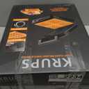 KRUPS 4-Slice Belgian Waffle Maker: Stainless Steel, 5 Browning Levels, Audible Ready Beep, Removable Plates, 1200W, Silver/Black, Large Waffle Maker Family Size, Great for Family Breakfasts