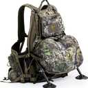 TR Turkey Vest for Hunting with Seat, Hunting Vest with Kick Stand and Game Pouch, for Men Women Camo