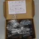 Ravinte 30 Pack Solid 3 Inch Center to Center Slim Square Bar Drawer Handles Kitchen Cabinet Handles Black Drawer Pulls Kitchen Cabinet Hardware Matte Black Dresser Pulls for Cupboard