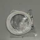 G-PLUG 10FT RG6 Coaxial Cable Connectors Set - High-Speed Internet, Broadband and Digital TV Aerial, Satellite Sky Cable Extension- Weather-Sealed Double Rubber O-Ring and Compression Connectors White