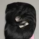 Cosplay Wig with Glasses Short Curly Black Bob Wig for Women Halloween Costume Cosplay Wig for Girls (Color-4)