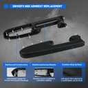 Front Left Driver Side Door Armrest Repair Kit 22818465 Compatible with Chevy Silverado GMC Sierra 1500 2010-2013, 2500 3500 HD 2010-2014, Interior Door Panel Armrest