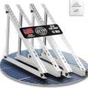 Solar Panel Mount Brackets, 2 Sets 45 inch with Foldable Tilt Legs, Suitable for 2-4pcs 180 200 300 400 500 Watt Solar Panel, Adjustable Mounting Brackets for Roof, RV, Boat, and Off-Grid