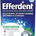 Efferdent Denture Cleaner Tablets – Dental Appliances, Aligners, Mouth Guard, and Retainer Cleaner Tablets, Minty Fresh & Clean, 90 Count