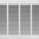 Howeall 20"W x 14"H [Duct Opening Size] Steel Return Air Filter Grille - Removable Face/Door for 1 inch Filters -HVAC Vent Cover Grill - White [Outer Dimensions: 22 5/8"W X 16 5/8"H]