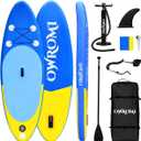 Kids Stand Up Paddle Board with Inflatable SUP Accessories, Non-Slip Comfort Deck Inflatable Paddle Board for Kid, Durable, Lightweight Fin for Youth & Kids