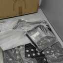 JARDIN DE CENTENNIAL Cast Aluminum Side/End Table, Anti-Rust Coffee Bistro Table for Outdoor, Patio, Indoor, Garden, Porch, Balcony (Round Black)