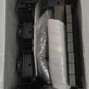 Queen Box Spring 9 Inch High Profile Black Heavy Duty Metal Mattress Foundation with Fabric Cover,Easy Assembly,Non-Slip & Noise-Free