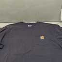 Carhartt Men's Loose Fit Heavyweight Short-Sleeve Pocket T-Shirt Navy 3XL