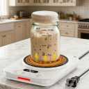 COANTO Sourdough Starter Warmer with 1F Precision Thermostat - 24H Timer & Auto Shutoff, Compact Sourdough Warming Mat for Sourdough Starters, Yogurt, Pickles, Kombucha - Fits 1640oz Jars