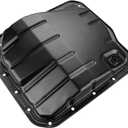 Transmission Oil Pan with Drain Plug Compatible with Toyota Avalon 2005-2007, Camry 2004-2009, Corolla 2009-2013, Matrix, Sienna, Solara, Highlander, ES330 RX330 RX350 Replacement for 265-836