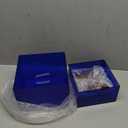 3Pcs Blue Buffet Risers Acrylic Boxes Display Food Risers for Buffet Table Platter Parties Weddings Catering Dessert Collectibles Figures Show ( 6''x7''x8'')