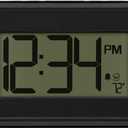 La Crosse Technology 513-113 Digital Wall Clock with Temperature & Countdown Timer, Black