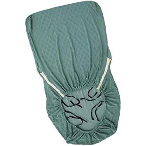 Generic Wood Arm Chair Cover Elastic Chair Cover Waterproof Comfortable Feel Simple Design Made of Polyester Spandex Jacquard Fabric Easily Install, Dark Green, Stretch 4 Pcs