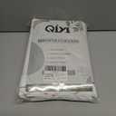 QiyI Watercolor Floral Shower Curtain, 3D Embossed Butterflies Pink Brown Flower Bathroom Curtain, Minimalist White Cloth Bath Curtain, Waterproof Fabric Textured Shower Curtain Set with Hooks, 72x72