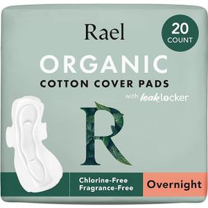 Real Organic Cotton Cover Pads 20 Count