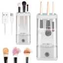 Electric Makeup Brush Cleaner, Automatic 2 in 1 Makeup Brush Dryer Makeup Brush Washer Combined Quick Efficient Cleaner Machine