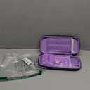 homicozy Cute Unicorn Protection Case for Nintendo Switch, Purple Hard Carrying Case with Soft TPU Protective Cover and Protection Accessories Compatible with Nintendo Switch for Girls