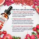 Cortisol Supplement Liquid Drops,Cortisol Reducer w.Magnesium Glycinate,Ksm-66 Ashwagandha,L-Theanine,Liquid Magnesium Cortisol Drink Mix for Cortisol & Hormone Balanced,Relax,Calm