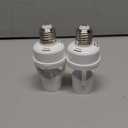 TAYCZGQL Light Socket Motion Sensor Light Switch Bulbs Socket - 2 Pack, E26/E27 Screw in Automatic Bulb Holder, Indoor Activated Lights for Garage, Basement, Storage Room