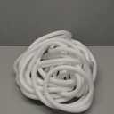 Frienda 5/8 Inch x 40 Ft Foam Noodles for Crafts Versatile Pool Noodles Foam Tubes Cylinder Rods for Modeling, DIY Arts and Crafts Supplies (White)
