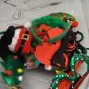 24 Pcs Christmas Party Favor Supplies Christmas Headbands and Glasses Slap Bracelets Set Xmas Tree Santa Claus Deer Hat Headwear Gifts Bulk for Xmas Party Decoration Masquerade Photo Props