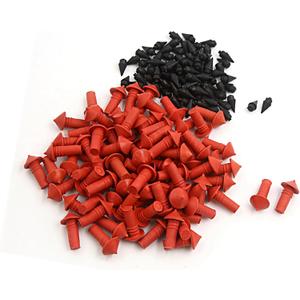 170Pcs Car Universal Mushroom Shaped Tire Repair Insert Plugs Red Black Automotive Parts