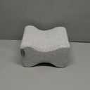 5 STARS UNITED Knee Pillow for Side Sleepers - Hip Pain Relief, Memory Foam Leg Cushion for Side Sleeping - Between Legs Pillow for Sciatica & Lower Back Pain, Gray Cotton Cover (Standard)