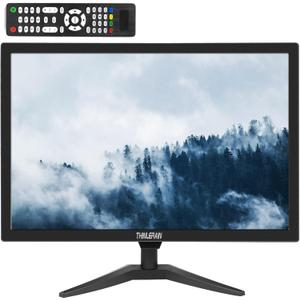 20" PC Monitor 16:9 1600x900 Kitchen Monitor LED Screen Display, 5Ms, 60 Hz, VESA Mountable, Build in Speaker, with VGA HDMI AV BNC USB for FireStick, Computer, Laptop