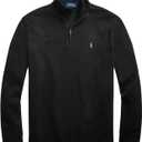 POLO RALPH LAUREN Men's Classic Estate-Rib Quarter-Zip Pullover Sweater (X-Large)