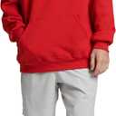 Russell Athletic mens Dri-power Fleece Hoodies, Moisture Wicking, Cotton Blend, Relaxed Fit, Sizes S-4x (Red, XXL)