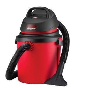 Shop-Vac 5890489 4 Gallon 4.0 Peak HP Wet/Dry Vacuum, 1.25 Inch Diameter x 4 Foot Hose, 6 Foot Cord, Ideal for Jobsite, Garage & Workshop