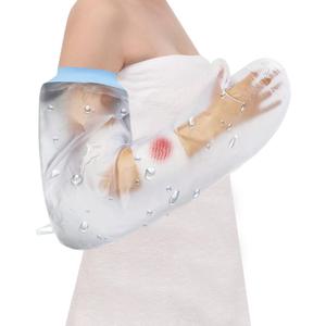 Cast Covers for Shower Arm, Waterproof Cast Cover Arm Adult, Soft Comfortable Cast Protector for Shower, Reusable Elastic Cast Bag for Bandage, Wound Care Supplies, After Surgery Gifts