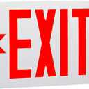 OSTEK LED Exit Emergency Sign Light Red/Green Color Switchable - Standard - Battery Backup, Dual LED Lamp ABS Fire Resistance UL-Listed 120-277V