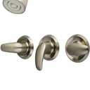 Kingston Brass KB6238LL Legacy Tub and Shower Faucet, Brushed Nickel,5-Inch Spout Reach