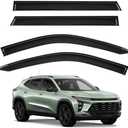 TECHPICCO Tape-On Window Rain Guards for , Side Window Deflectors Window Visor Rain Guards Vent Guard Shade Deflectors