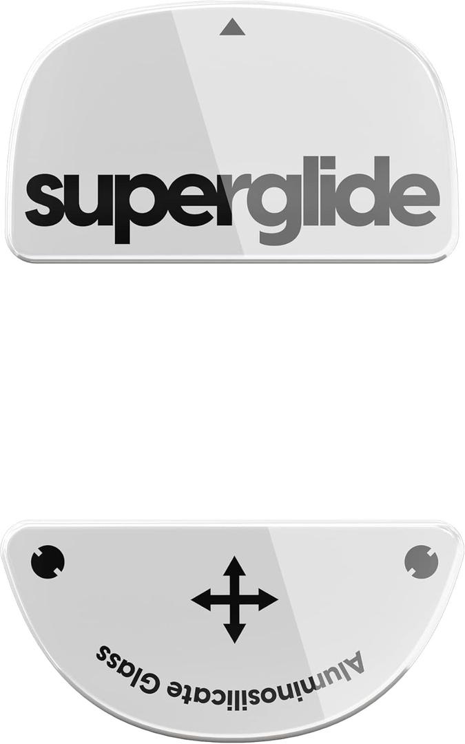 Pulsar Gaming Gears Superglide - Fastest and Smoothest Mouse Feet/Skates Made with Ultra Strong Flawless Glass Super Fast Smooth and Durable Sole for Vaxee XE